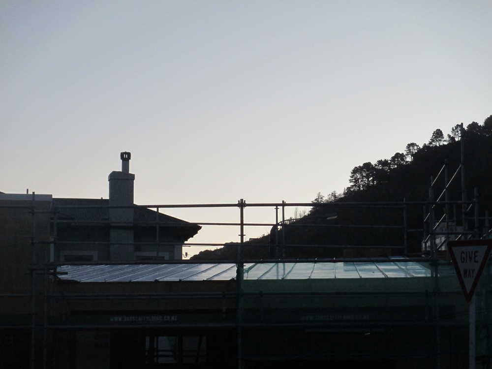 Zinc roof